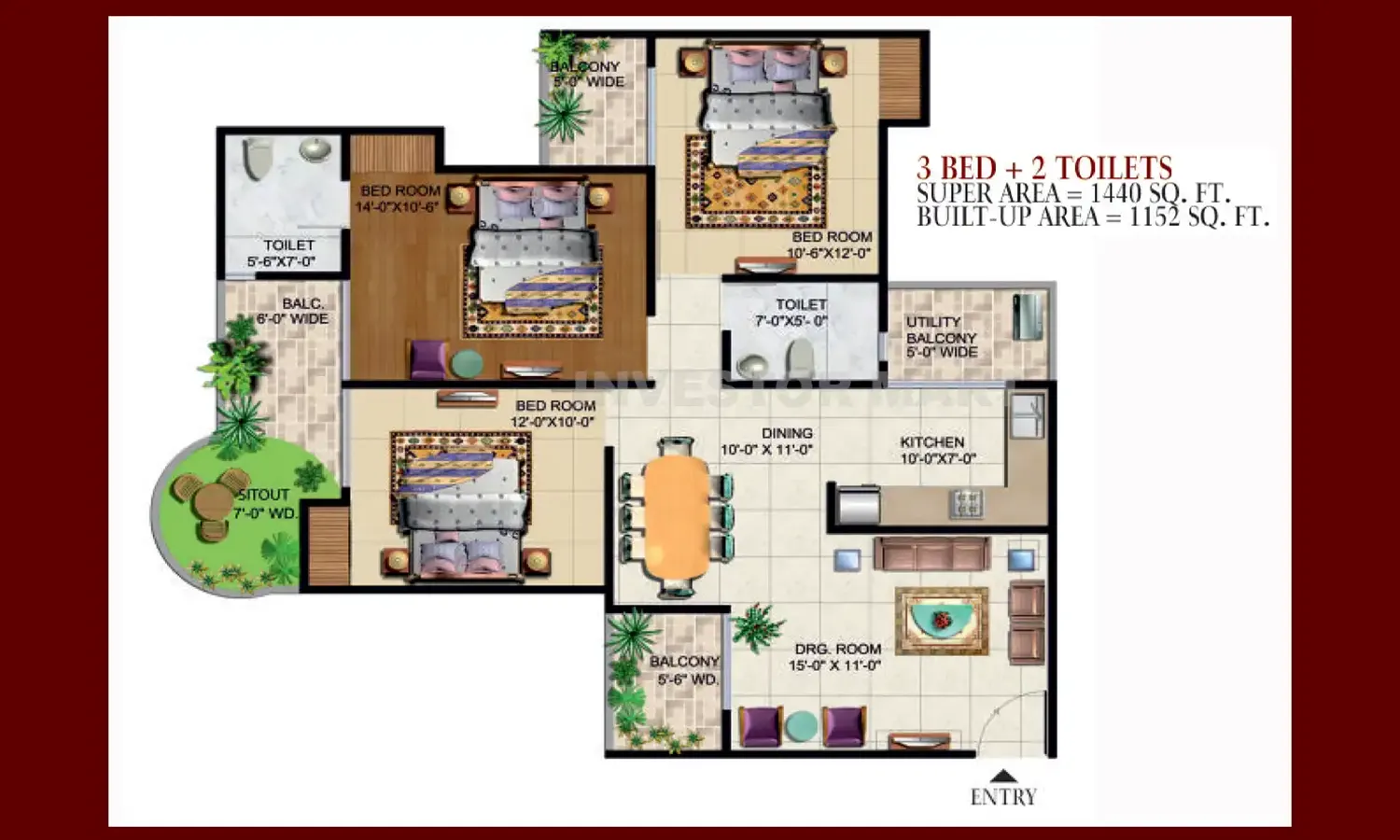 Grand Ajnara Heritage floor plan